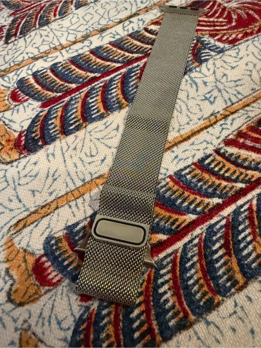 Apple Silver Milanese Loop Watch Band
